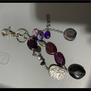 Miche Purse beading keychain purple